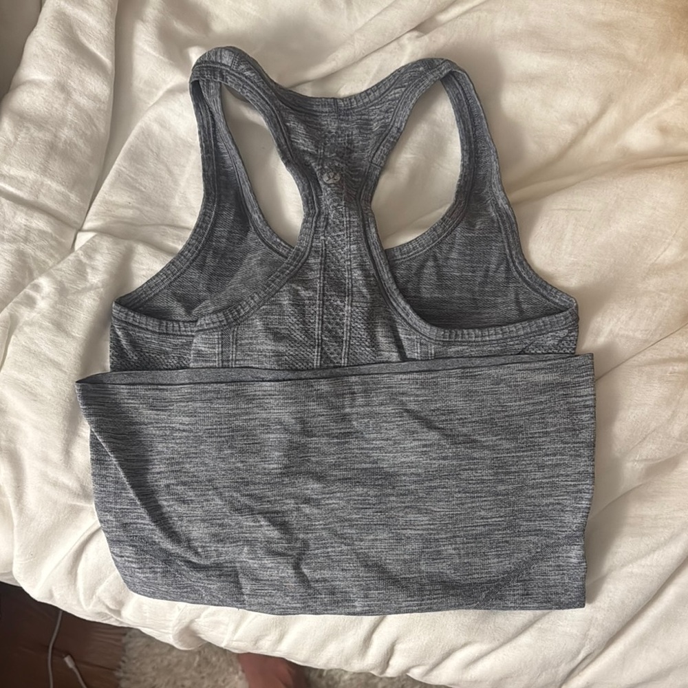Lululemon Athletica Gray Tank Top Racerback Design
